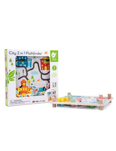 CLASSIC WORLD Gra Logiczna 2w1 Segregacja Odpadów Sorter Miasto