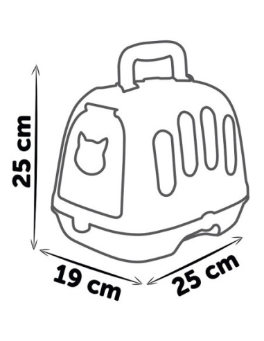 SMOBY Zestaw 2w1 Kontener dla Kota + Interaktywny Miauczący Kot