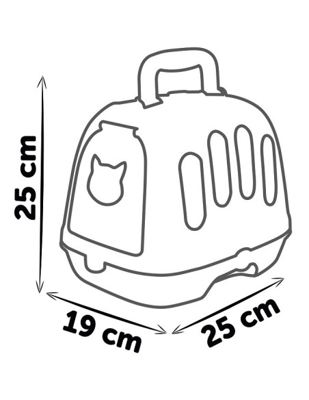 SMOBY Zestaw 2w1 Kontener dla Kota + Interaktywny Miauczący Kot