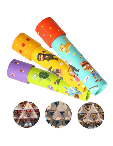 WOOPIE GREEN Kalejdoskop Luneta Kolorowa dla Dzieci Postacie z Bajek Zwierzątka 1 szt.