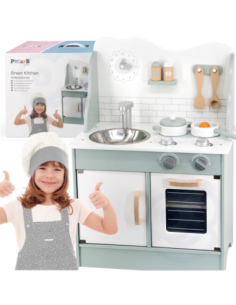 VIGA PolarB Drewniana Kuchnia z Akcesoriami Eco Green