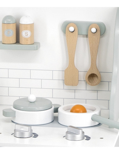 VIGA PolarB Drewniana Kuchnia z Akcesoriami Eco Green