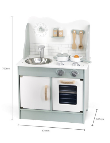 VIGA PolarB Drewniana Kuchnia z Akcesoriami Eco Green