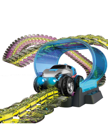 SMOBY Flextreme Neon Tor Samochodowy z Autem Zestaw Startowy