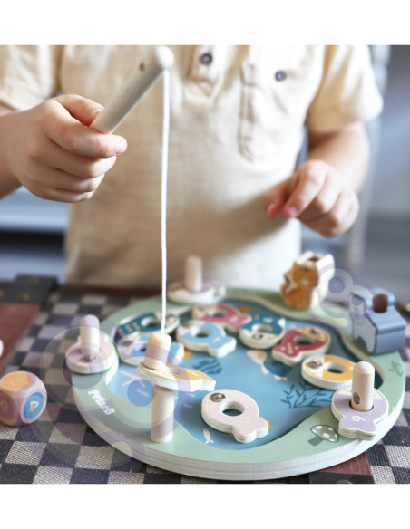 Viga PolarB Drewniana Gra Łowienie Rybek