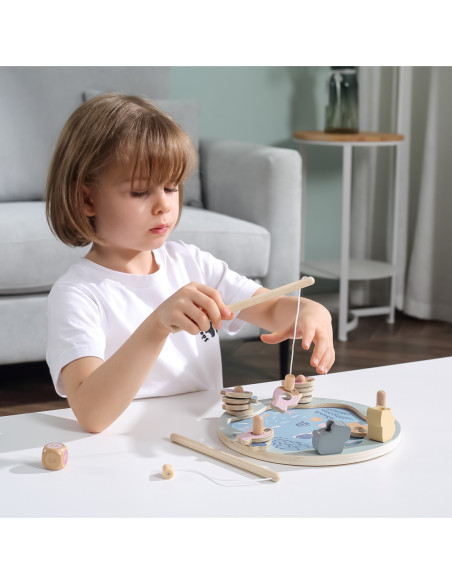 Viga PolarB Drewniana Gra Łowienie Rybek