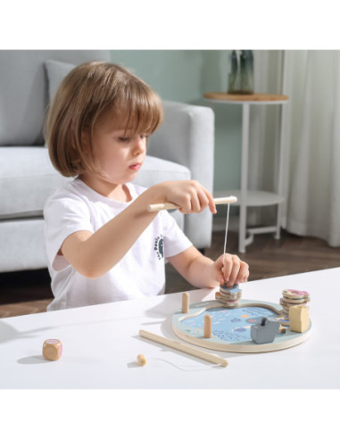 Viga PolarB Drewniana Gra Łowienie Rybek