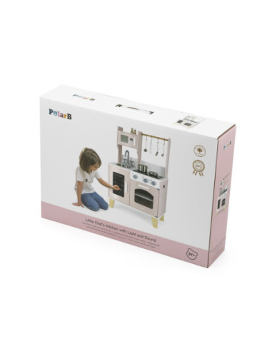 Viga PolarB Drewniana Kuchnia Światło Dźwięk + Akcesoria