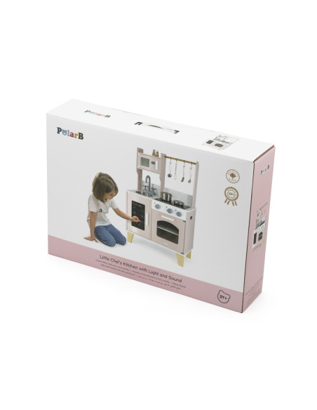 Viga PolarB Drewniana Kuchnia Światło Dźwięk + Akcesoria