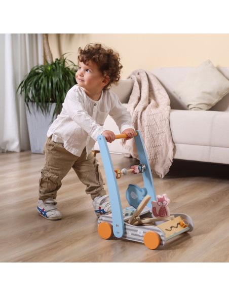 Viga PolarB Drewniany Pchacz Chodzik dla Dzieci Zwierzęta