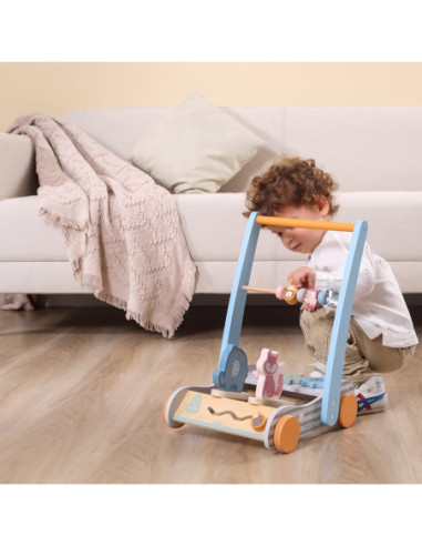 Viga PolarB Drewniany Pchacz Chodzik dla Dzieci Zwierzęta