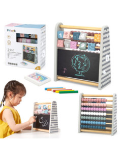 VIGA PolarB Double-Sided Chalkboard with Abacus 3-in-1