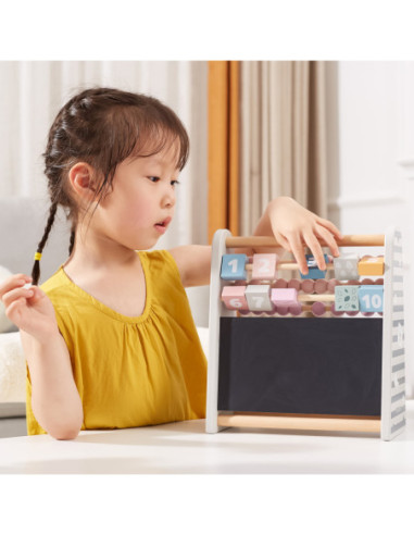 Viga PolarB Dwustronna Tablica Kredowa z Liczydłem 3w1