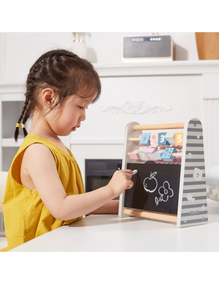 Viga PolarB Dwustronna Tablica Kredowa z Liczydłem 3w1