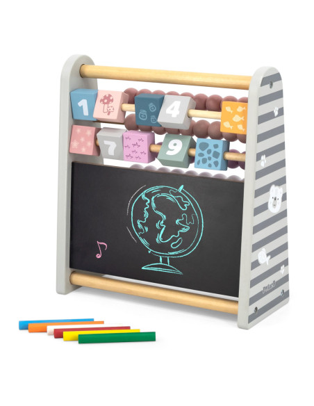 Viga PolarB Dwustronna Tablica Kredowa z Liczydłem 3w1