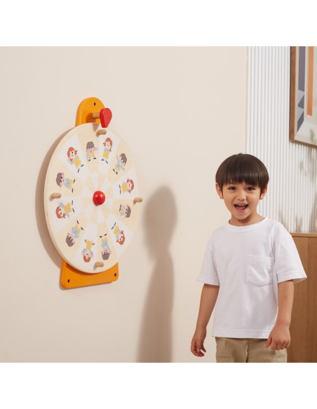 VIGA Tablica Ścienna Koło Pokaż Emocje i Wyraz Twarzy