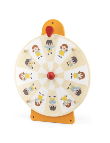 VIGA Tablica Ścienna Koło Pokaż Emocje i Wyraz Twarzy