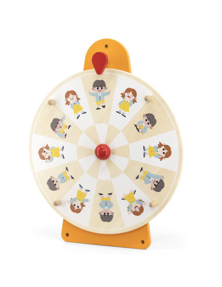 VIGA Tablica Ścienna Koło Pokaż Emocje i Wyraz Twarzy