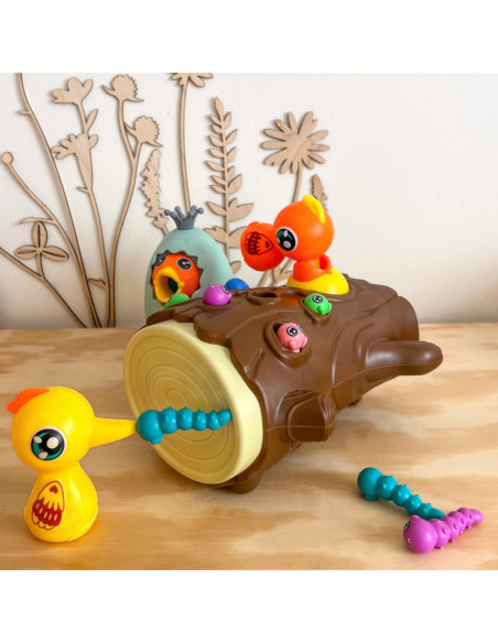 WOOPIE Gra Zręcznościowa Złap Robaczka + Skarbionka Wańka Wstańka Jajko