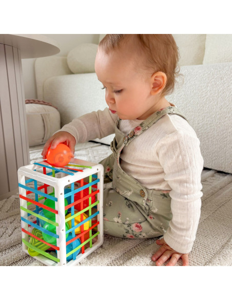 WOOPIE Elastyczna Kostka Sensoryczna Sorter dla Dzieci 13 el.