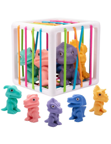 WOOPIE Elastyczna Kostka Sensoryczna Sorter dla Dzieci 6 el.