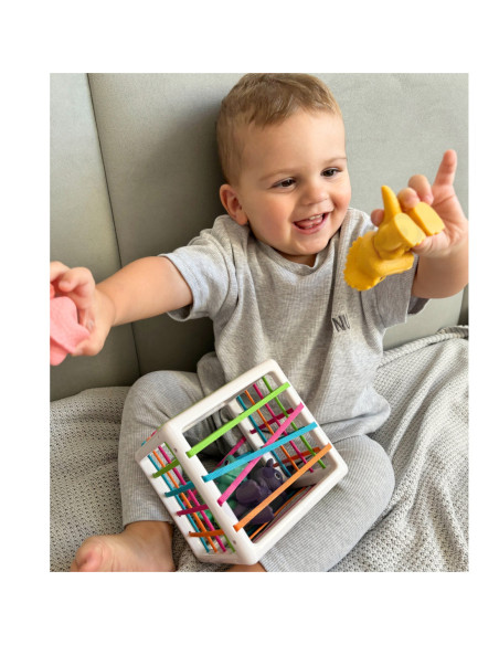 WOOPIE Elastyczna Kostka Sensoryczna Sorter dla Dzieci 6 el.