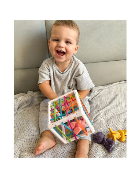 WOOPIE Elastyczna Kostka Sensoryczna Sorter dla Dzieci 6 el.