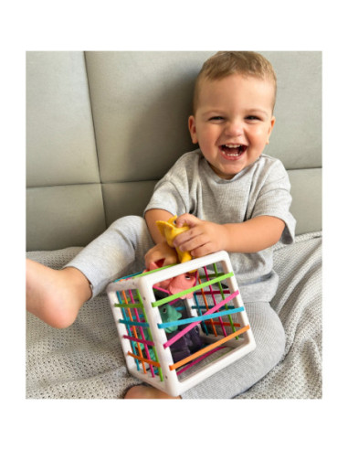 WOOPIE Elastyczna Kostka Sensoryczna Sorter dla Dzieci 6 el.