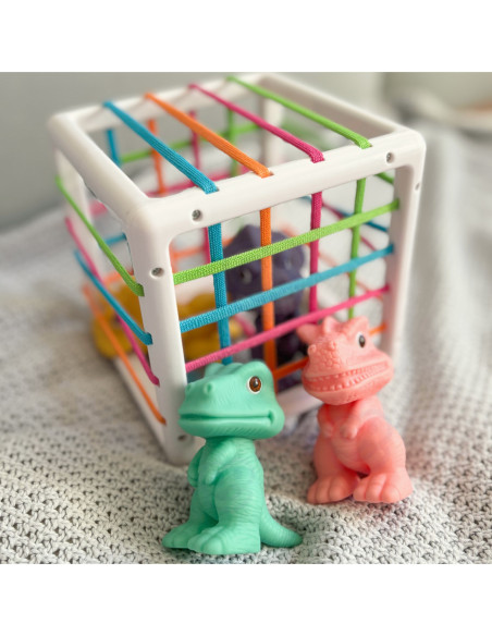 WOOPIE Elastyczna Kostka Sensoryczna Sorter dla Dzieci 6 el.