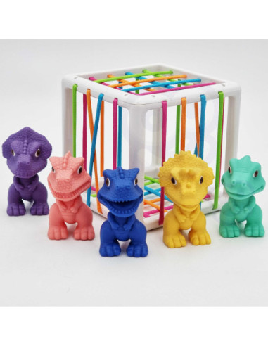 WOOPIE Elastyczna Kostka Sensoryczna Sorter dla Dzieci 6 el.