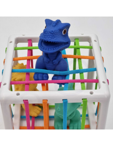 WOOPIE Elastyczna Kostka Sensoryczna Sorter dla Dzieci 6 el.