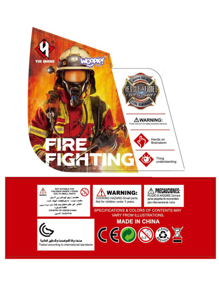 WOOPIE Zestaw Walizka Strażaka z Gaśnicą 7 el.