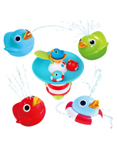 WOOPIE Zabawka do Kąpieli Wyścig Kaczuszek Wodna Fontanna