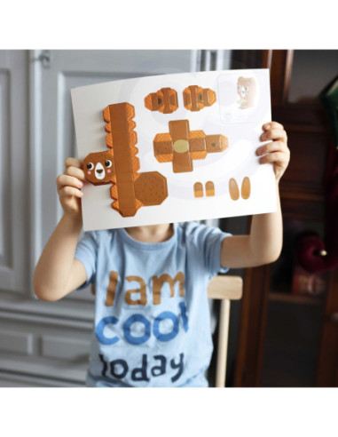 WOOPIE ART&FUN Zestaw Kreatywny Origami 3D Zrób to Sam 10 Zwierzaków