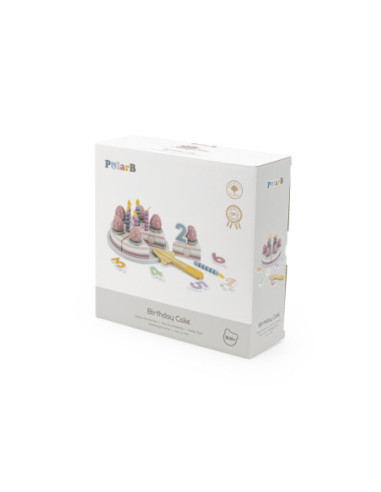 VIGA PolarB Drewniane Ciasto Tort Urodzinowy do Krojenia