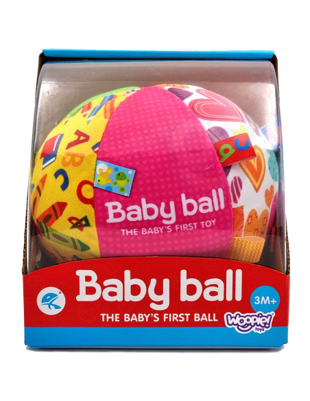 WOOPIE Miękka Sensoryczna Piłka z Wszywkami dla Malucha + Dźwięk