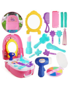 WOOPIE Zestaw Małej Księżniczki w Plecaku Toaletka 19 el.