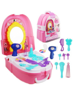 WOOPIE Zestaw Małej Księżniczki w Plecaku Toaletka 19 el. 2