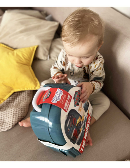 WOOPIE Zestaw Małego Majsterkowicza Warsztat w Plecaku 15 el.