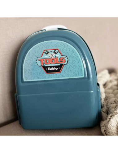 WOOPIE Zestaw Małego Majsterkowicza Warsztat w Plecaku 15 el.