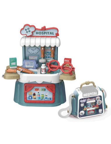 WOOPIE Zestaw Małego Lekarza Walizka 3w1 Torba 21 el.