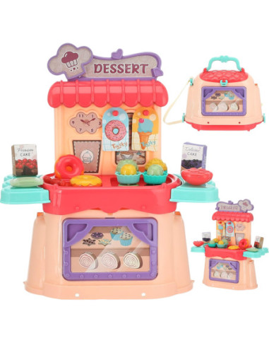 WOOPIE Cukiernia Lodziarnia Walizka 3w1 Torba 25 el.