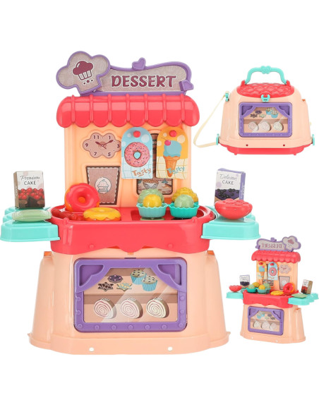 WOOPIE Cukiernia Lodziarnia Walizka 3w1 Torba 25 el.