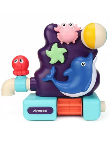 WOOPIE Zabawka Wodna do Kąpieli Delfinek + Kubeczek