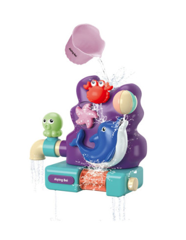 WOOPIE Zabawka Wodna do Kąpieli Delfinek + Kubeczek