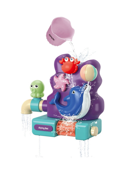 WOOPIE Zabawka Wodna do Kąpieli Delfinek + Kubeczek