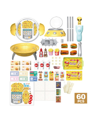 WOOPIE Sklep Fast Food 3w1 Plecak Projektor UFO