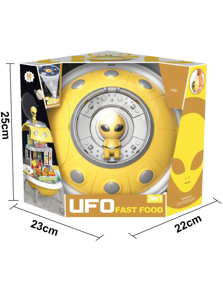 WOOPIE Sklep Fast Food 3w1 Plecak Projektor UFO
