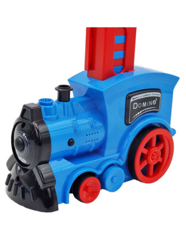 WOOPIE Elektryczna Ciuchcia Lokomotywa do Klocków Domino z Parą 80 el.