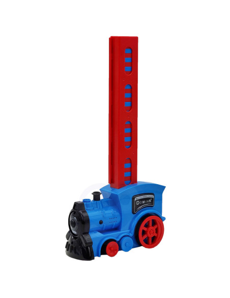 WOOPIE Elektryczna Ciuchcia Lokomotywa do Klocków Domino z Parą 80 el.